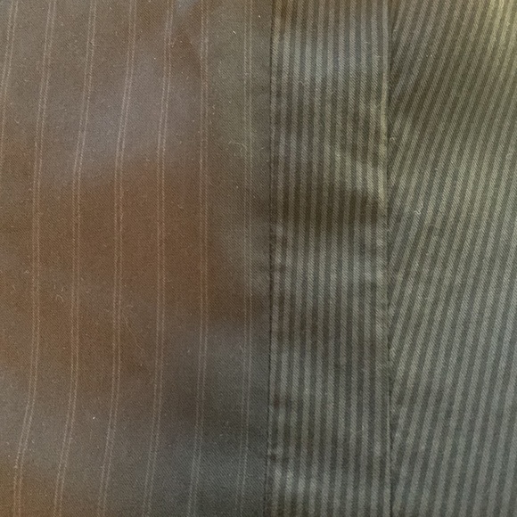 Rebecca Taylor jacket in mixed shadow striped patterns with lace trimming. - Picture 9 of 10